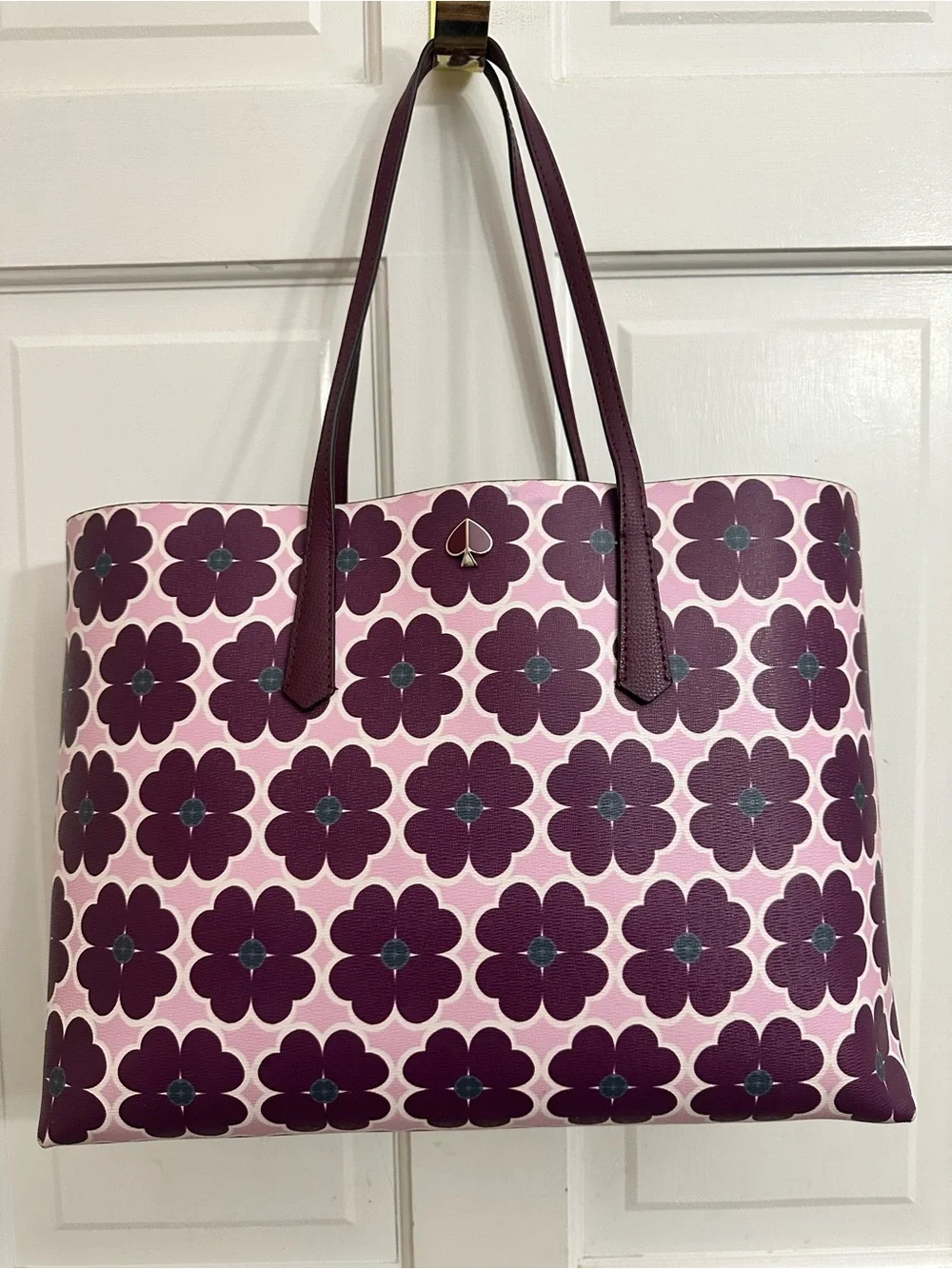 Kate Spade Molly Graphic Clover Large Tote